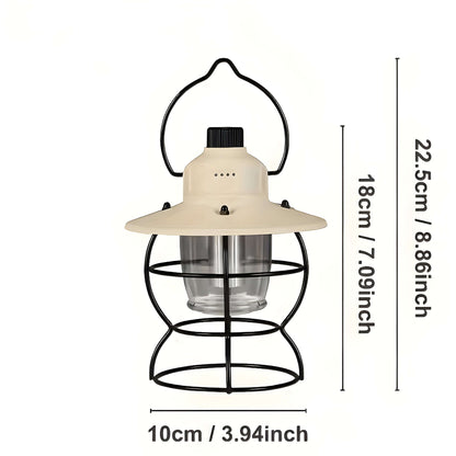 NordLys – Campinglampe i LED, Oppladbar og Bærbar