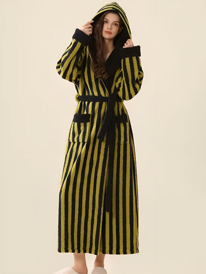 Badekåpe med Hette for Dame – Ekstra Myk og Varm | Koselig Flanell for Kalde Dager