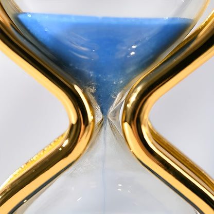 Sandglass med farget sand – Dekorativ og avslappende | Elegant metallramme ca. 30 min - Timeglass