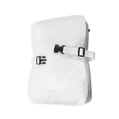 Ergonomisk Benpute for Sidesovere – Avlastende og Komfortabel | Ideell for Rygg Hofte og Knær - Hvit / S 23*32 cm