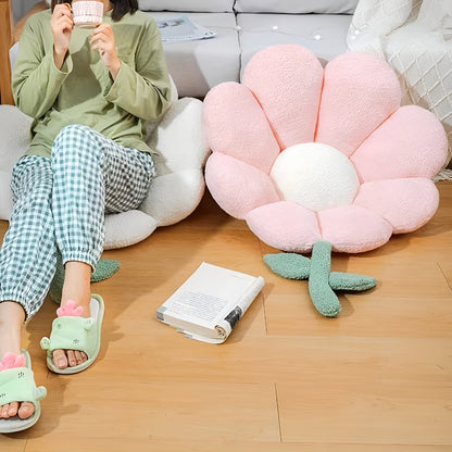 Blomsterformet Sittepute – Myk og Komfortabel | Dekorativ Pute for Sofa Soverom og Stue - Pynteputer