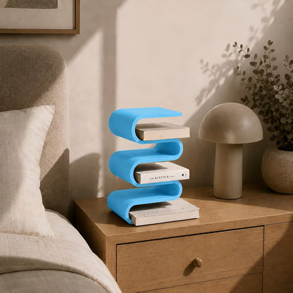 Skulpturell Bokholder – Moderne 3D-printet Design | Stilfull Dekor til Skrivebord og Hylle