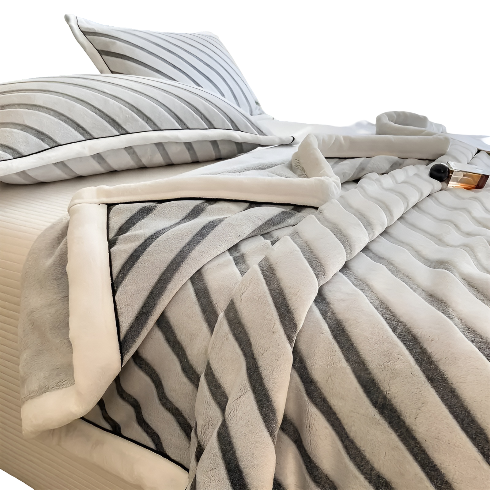 Mykt Koseteppe I Melkesammet – Varmt Og Behagelig | Perfekt For Høst Og Vinter