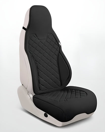 Universal setetrekk i lin – Kjølende og Komfortabelt | Full Beskyttelse for Bil og SUV - Svart Helsete
