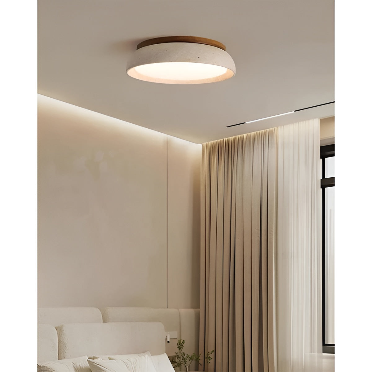 Rund Taklampe – Varmt og Jevnt Lys | Perfekt for Alle Rom - Lysarmaturer for tak