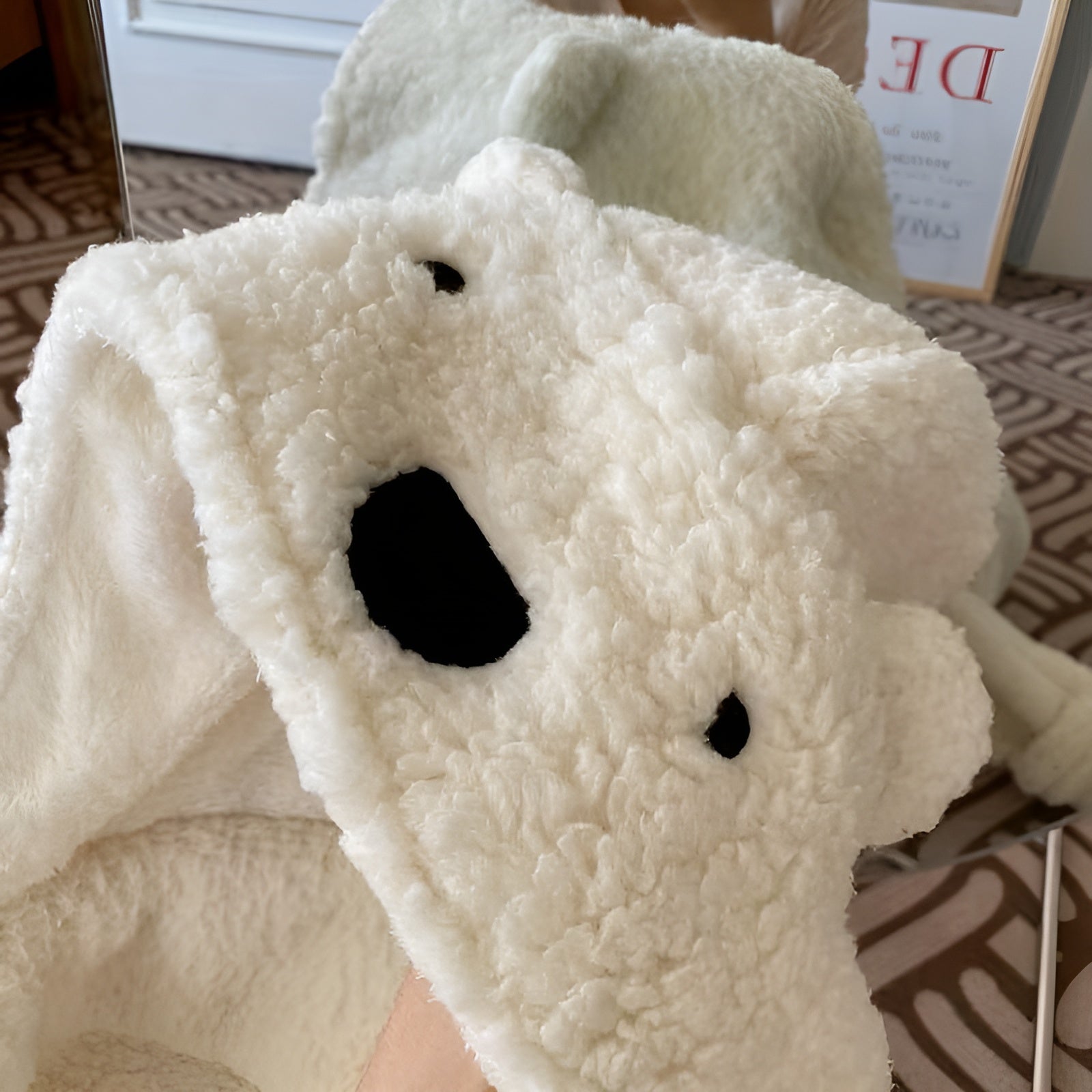 Koselig Teppeponcho – Ekstra Varm og Tykk | Perfekt for Høst og Vinter