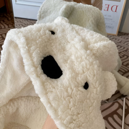 Koselig Teppeponcho – Ekstra Varm og Tykk | Perfekt for Høst og Vinter