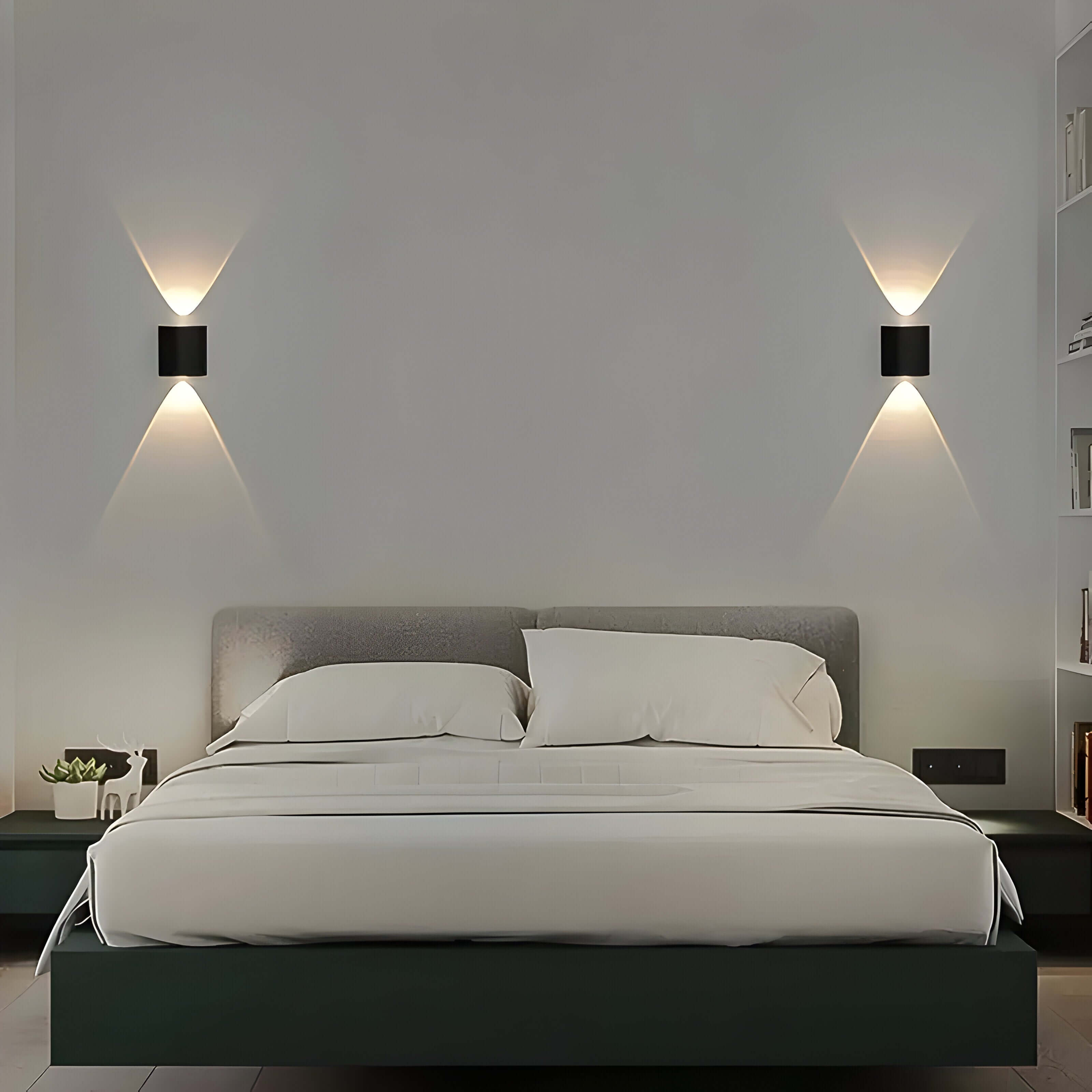 Krona – Led Vegglampe 3-pakning (Minimalistisk Design)
