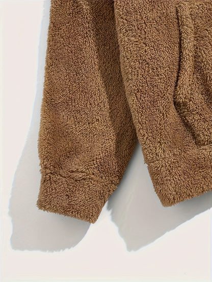 Teddy fleece pyjamas herre – avslappet passform i bruk