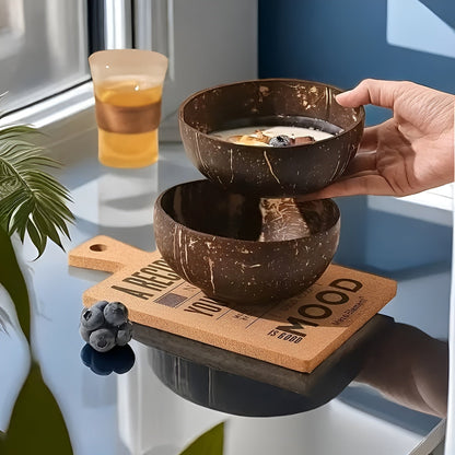 Håndlaget Kokosnøttskål – Naturlig Og Bærekraftig | Perfekt Til Smoothie-boller Salater Og Frokost - Skåler