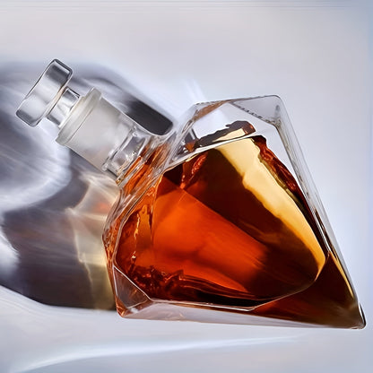 Diamantformet Whiskyglass-sett – Stilfullt og Dekorativt | Perfekt for Whisky og Spesielle Anledninger - Karafler