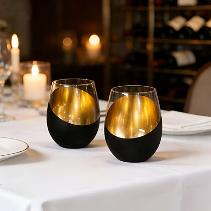 Stiløse Rødvinsglass – Elegant Geometrisk Design | Komfortabelt og Stabilt i Hånden