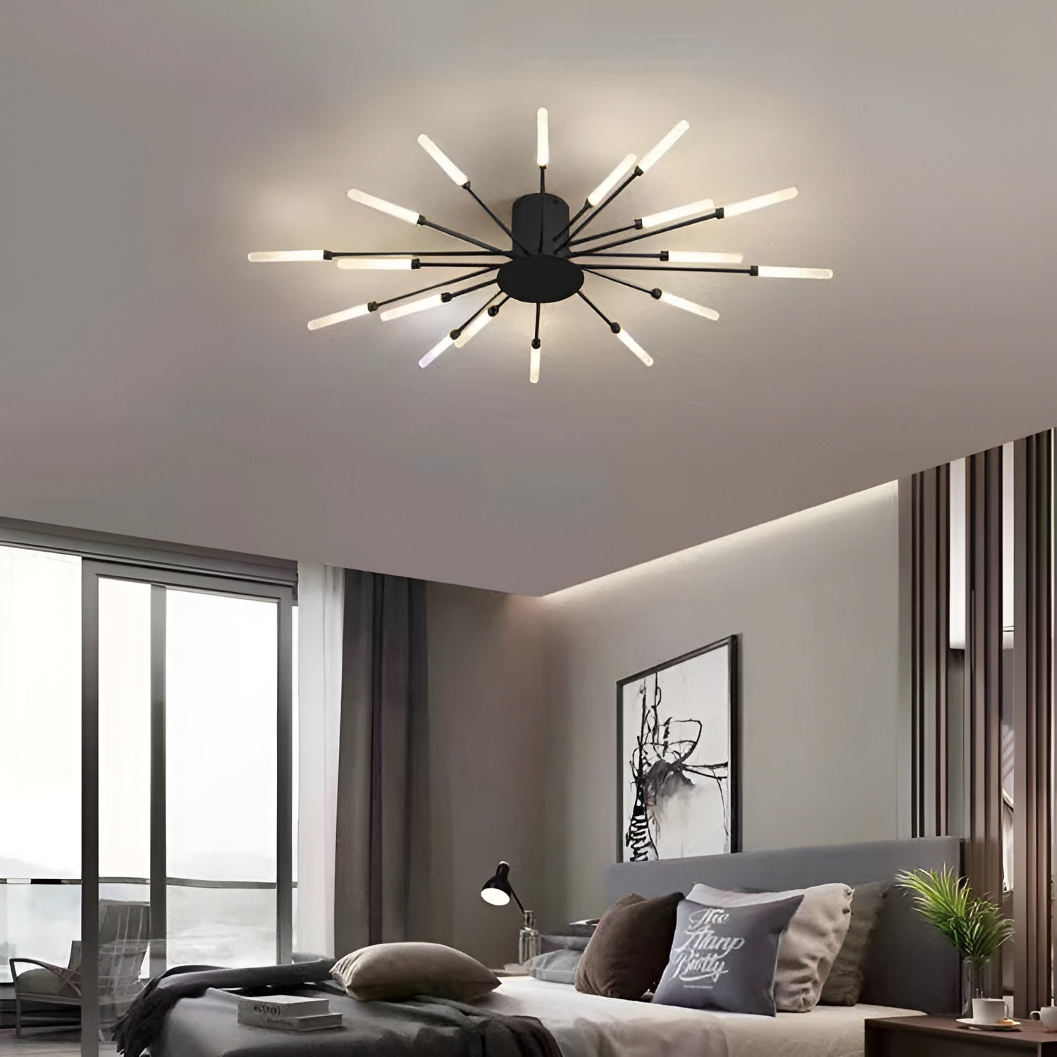 LED Taklampe – Moderne og Stilren | Perfekt for Stue og Oppholdsrom