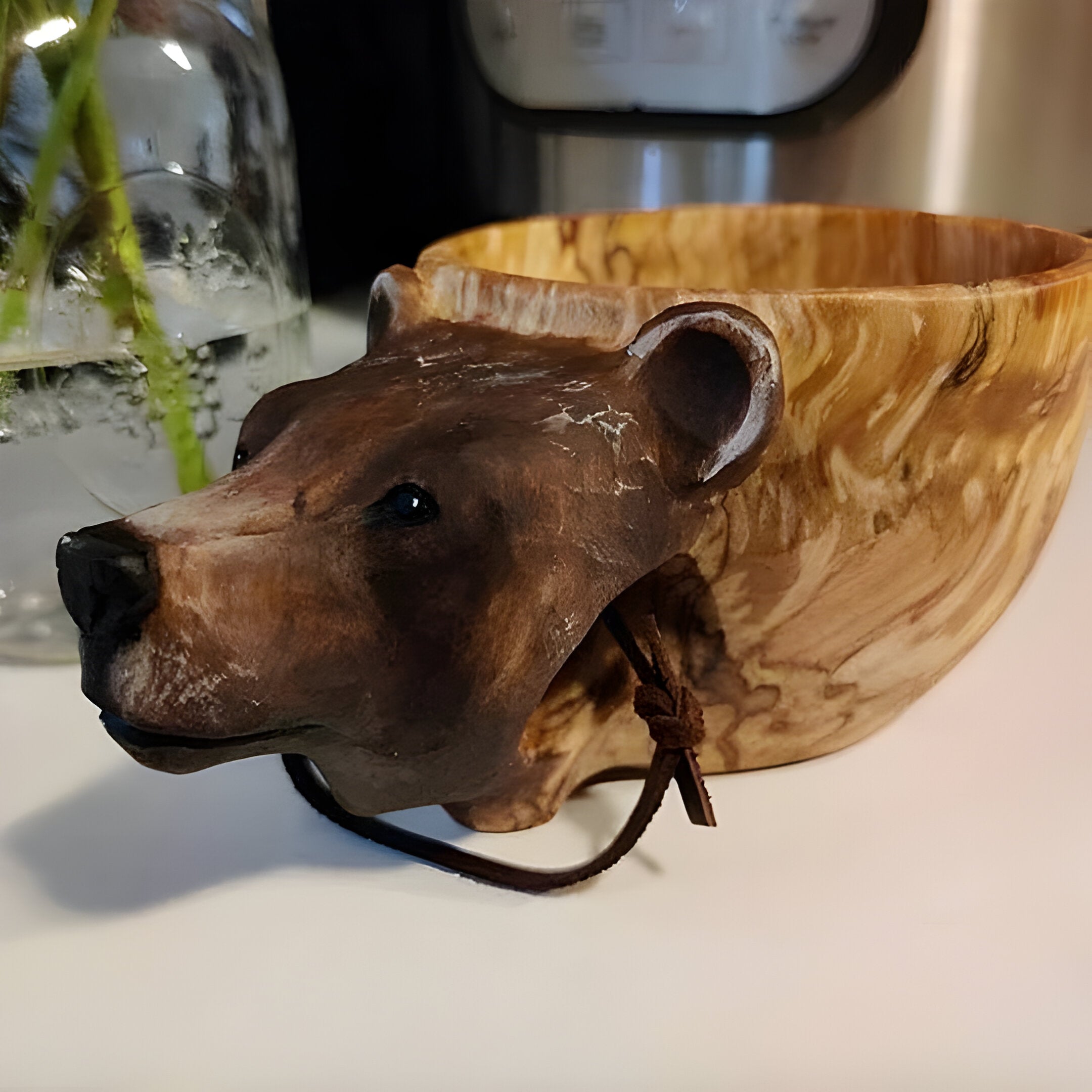 NatureBeast Krus - Håndlaget Dyrekrus i Tre