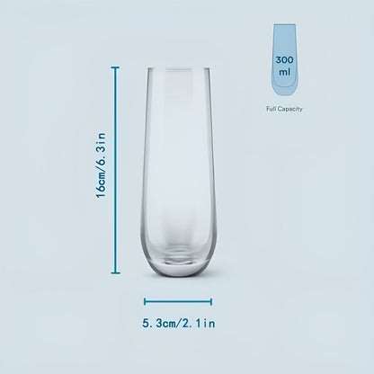 Champagneglass 9-pk – Roséfarget Og Elegante | 300 ML Til Prosecco, Mimoser Og Fest