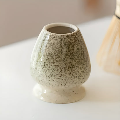 Matcha te-sett i keramikk – 4 deler med bolle og skje | Perfekt som gave og til te-seremonier