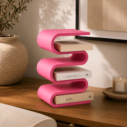 Skulpturell Bokholder – Moderne 3D-printet Design | Stilfull Dekor til Skrivebord og Hylle