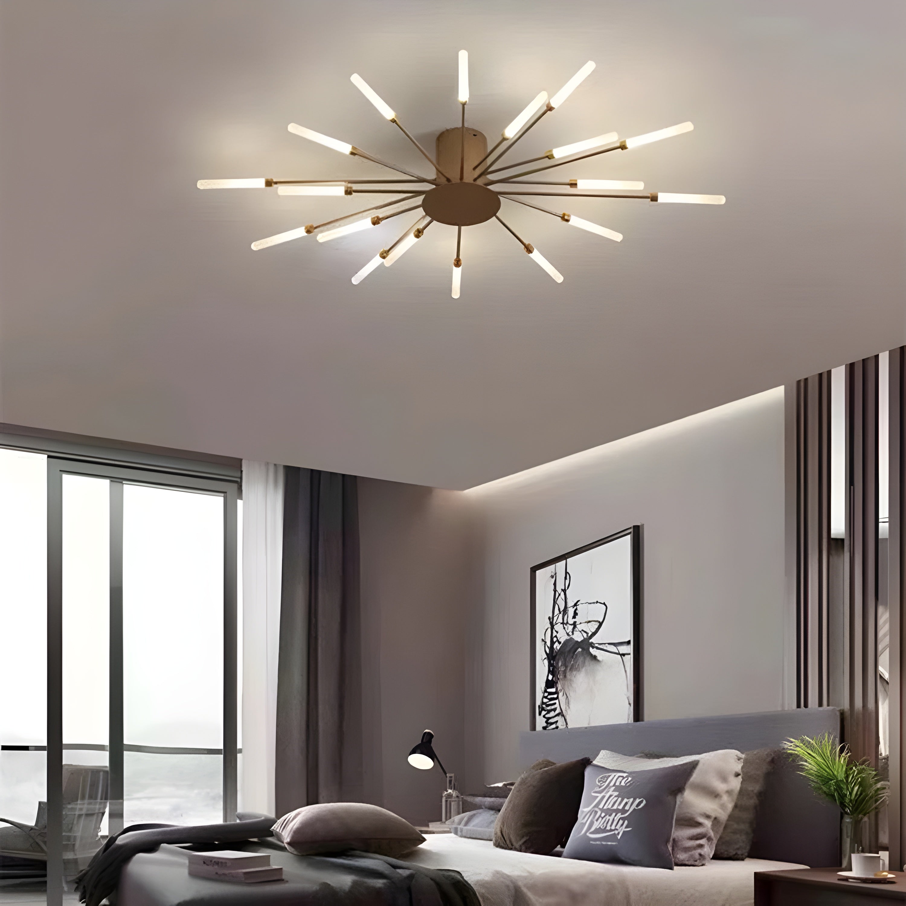 LED Taklampe – Moderne og Stilren | Perfekt for Stue og Oppholdsrom