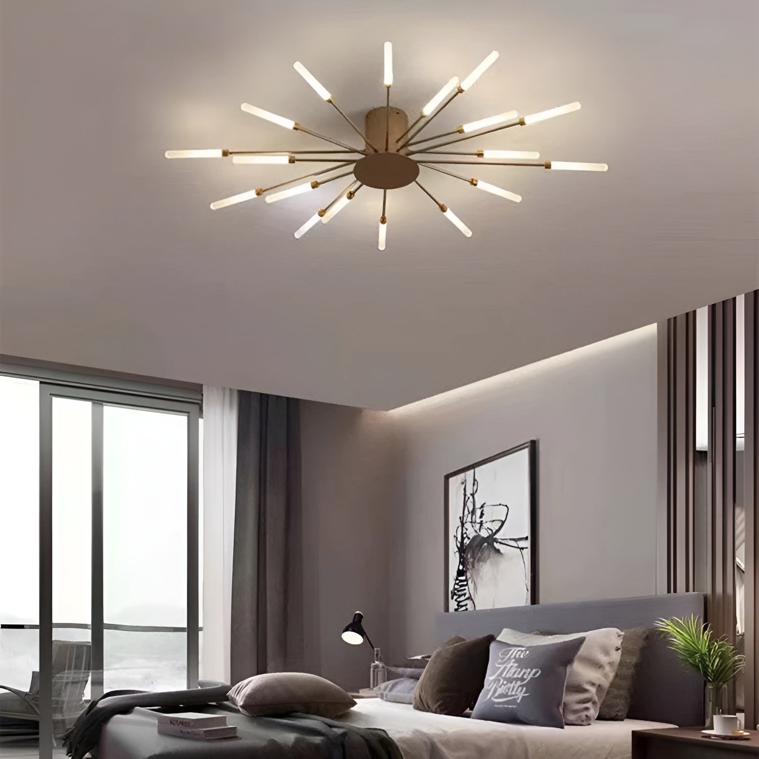 LED Taklampe – Moderne og Stilren | Perfekt for Stue og Oppholdsrom