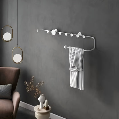 Veggkrok Med Kroker – Moderne Og Plassbesparende | Ideell For Ganger, Soverom Og Inngangsparti