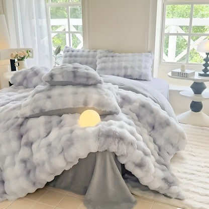 Plysdynetrekk – Varmt og Mykt for Høst og Vinter | Vendbart Design i Kaninpels og Melkesammet