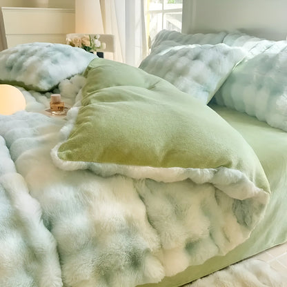 Plysdynetrekk – Varmt og Mykt for Høst og Vinter | Vendbart Design i Kaninpels og Melkesammet