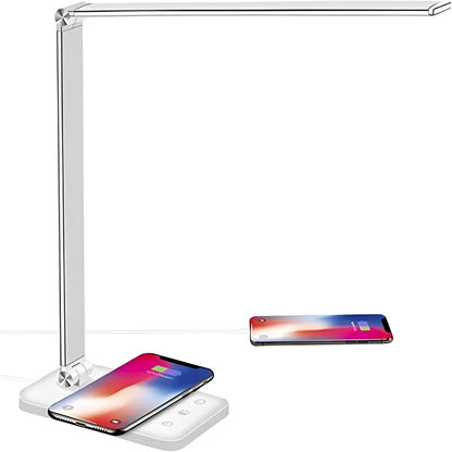 LED Skrivebordslampe – USB-ladeport, 5 Lysmoduser | Justerbar Lysstyrke