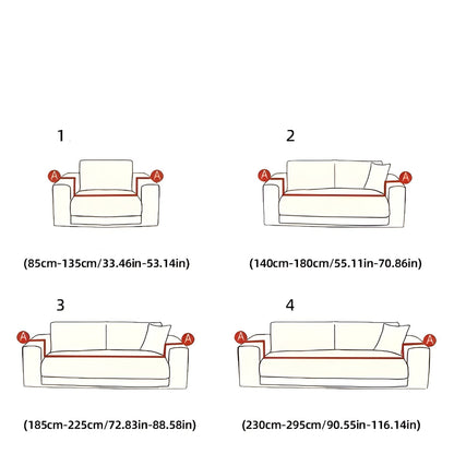 Elastischer Sofabezug aus Fleece – Weich und Gemütlich | Jacquard-Struktur, Perfekt für Sofa & Wohnraum