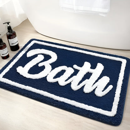 Mykt Baderomsteppe – Sklisikkert og Absorberende | Perfekt som Juledekor eller Gave
