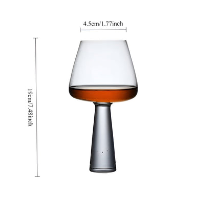 Rødvinsglass i Krystall (2-pakning) – Elegant og Luksuriøst | Perfekt til Gave og Middagsselskaper