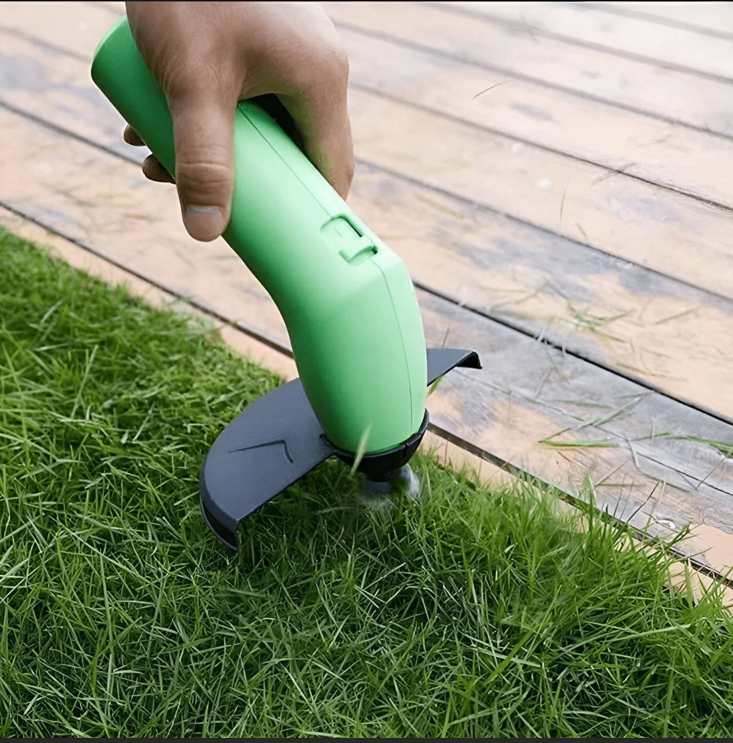 Gartenpro Kabelloser Mini-rasentrimmer - Wiederaufladbar, Müheloses Trimmen Für Jeden Garten