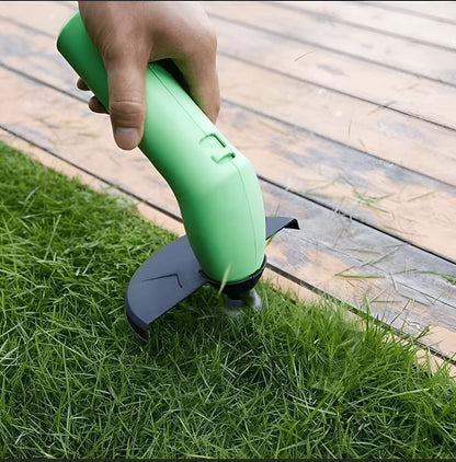 Gartenpro Kabelloser Mini-rasentrimmer - Wiederaufladbar, Müheloses Trimmen Für Jeden Garten