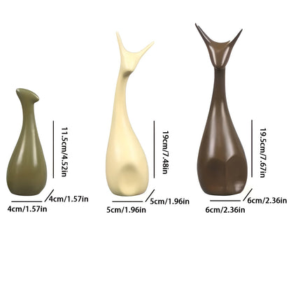 Dekorative Sneglefigurer i Sett (4 stk) – Elegant og Stilfull Hjemmedekor | Perfekt for Stue Soverom og Kontor - Figurer