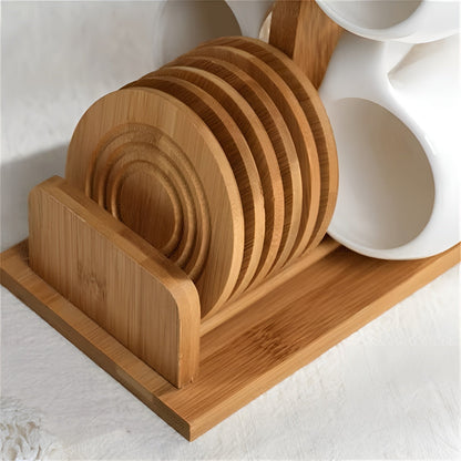 Keramik Kaffeetassen-Set mit Untertasse & Ständer – Stilvoll und Dekorativ | Perfekt für Café und Zuhause