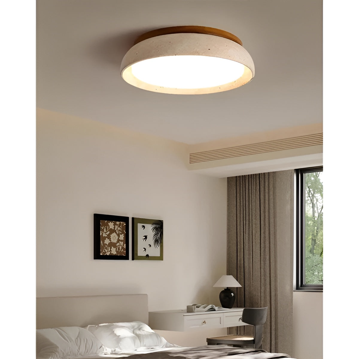 Rund Taklampe – Varmt og Jevnt Lys | Perfekt for Alle Rom - Lysarmaturer for tak