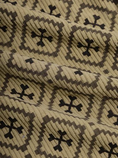 Vintage Herrebukser I Kordfløyel – Rutete Design | Avslappet Komfort