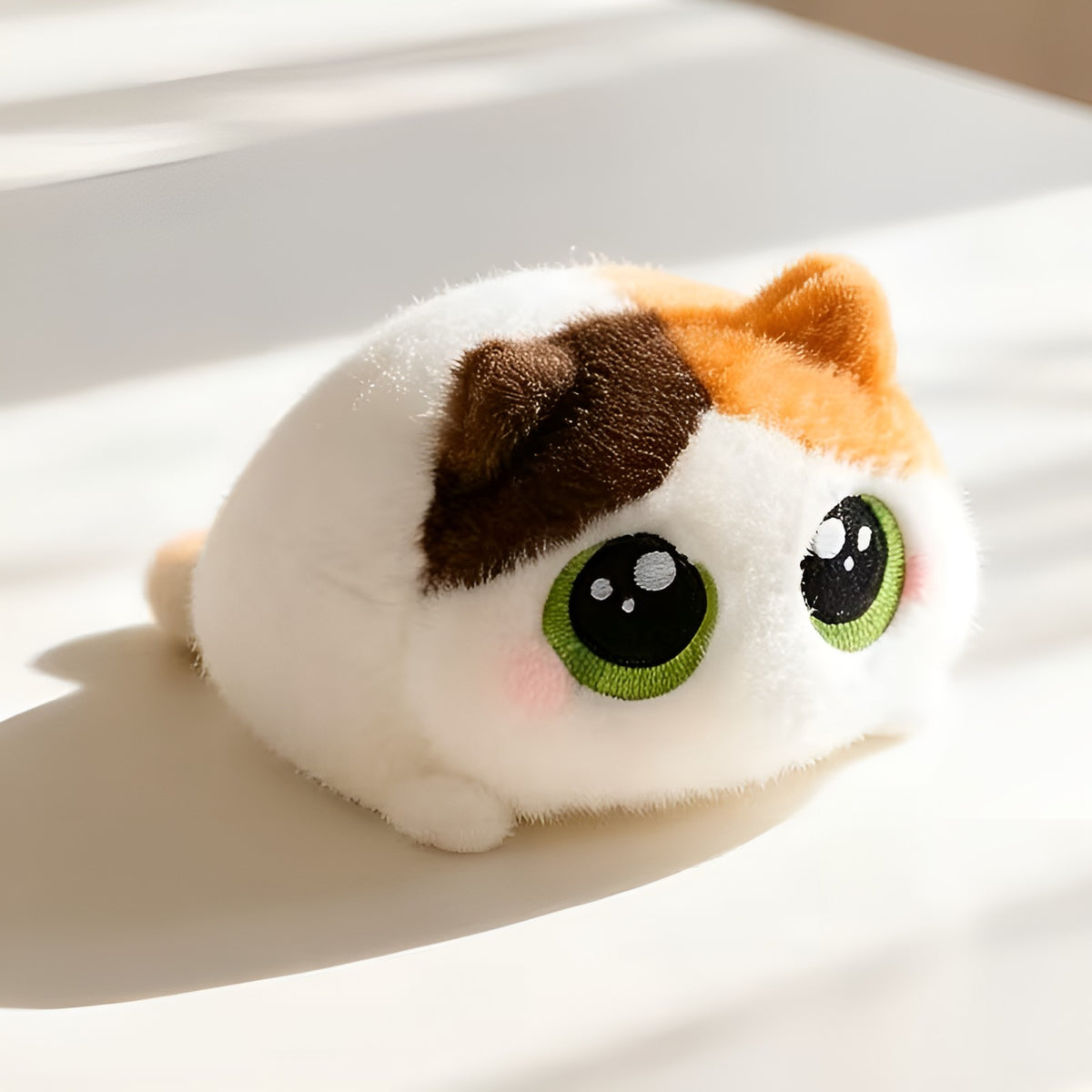 Søt Siamesisk Katt Plysj – Myk og Fluffy | Perfekt som Skrivebordsdekor og Gave