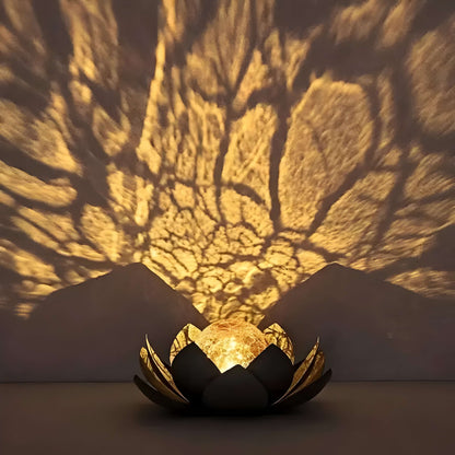 Lysflora – Solcelle Hagebelysning i Lotusdesign (LED)