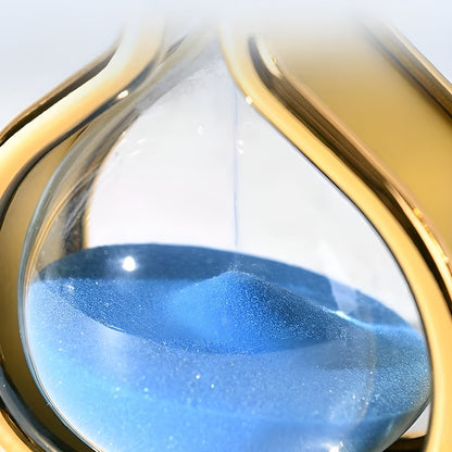 Sandglass med farget sand – Dekorativ og avslappende | Elegant metallramme ca. 30 min - Timeglass