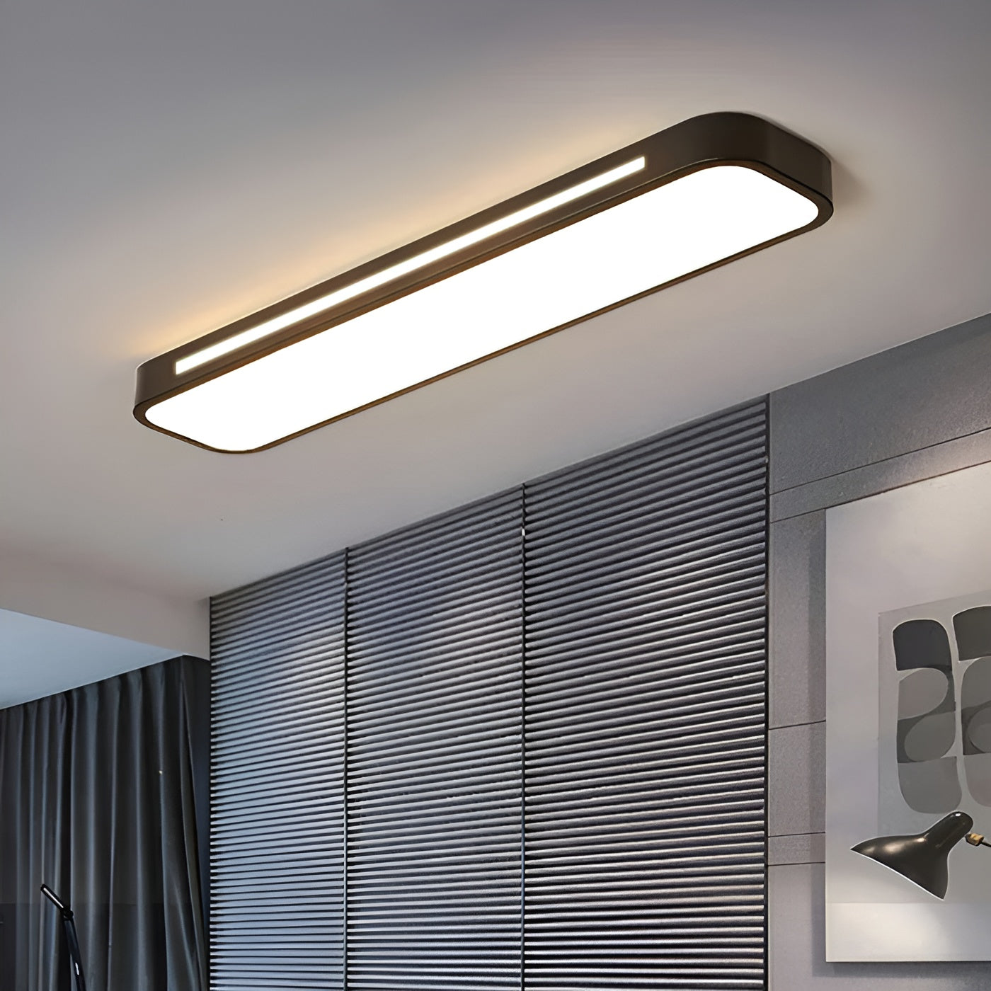 Avlang Taklampe – Moderne og Stilrent Design | Perfekt for Stue og Spisestue