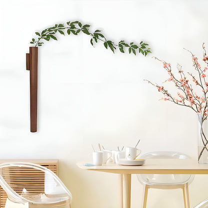 Vase I Tre Til Veggmontering – Rustikk Og Dekorativ Veggdekorasjon | Ideell For Moderne Oppholdsrom