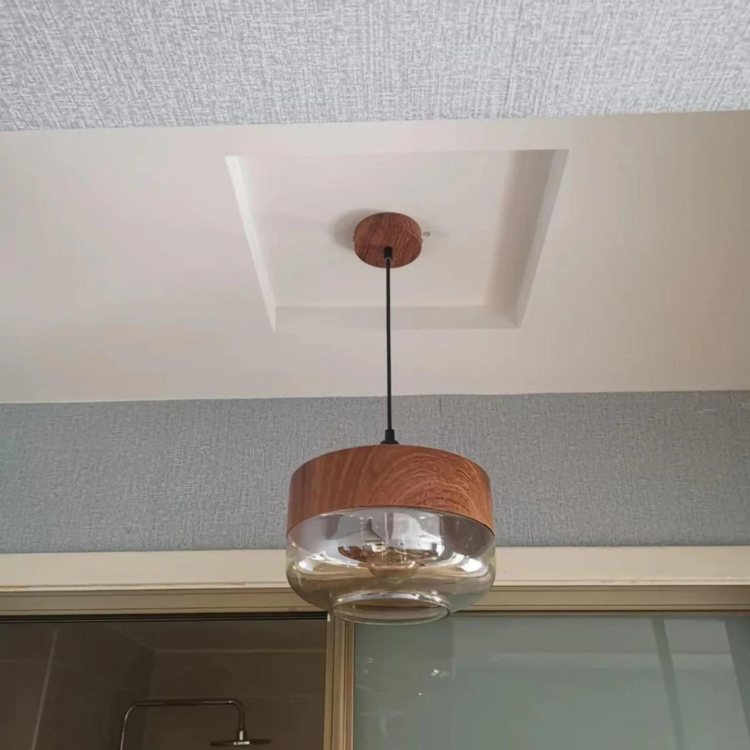 Produktbilde av pendellampe med justerbar kabel og E27-fatning