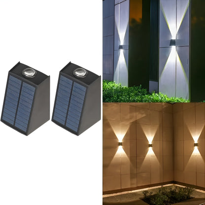 Solcelledrevet Vegglampe – Moderne Utendørsbelysning med Bevegelsessensor | Perfekt for Hage, Terrasse og Innkjørsel