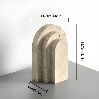 Bokstøtter i Naturmarmor – Massive og Elegante | Sklisikre og Perfekt for Bokhylle