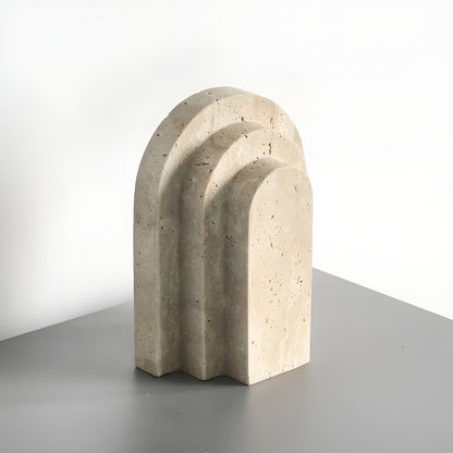 Bokstøtter i Naturmarmor – Massive og Elegante | Sklisikre og Perfekt for Bokhylle