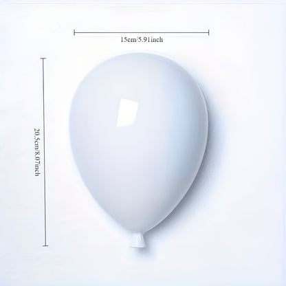 Keramisk Ballong Veggdekorasjon – Moderne og Dekorativ | Stilfull Hjemmedekor for Stue og Soverom