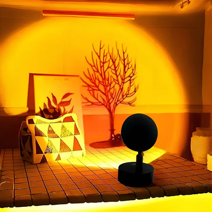 Led-vegglampe 360° Dreiebar – Stemningsfullt Lys, Dimbar | Usb-oppladbar For Hjemmebruk