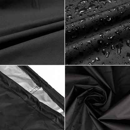 Detalj av rivsterk Oxford-polyester på grillbeskyttelse
