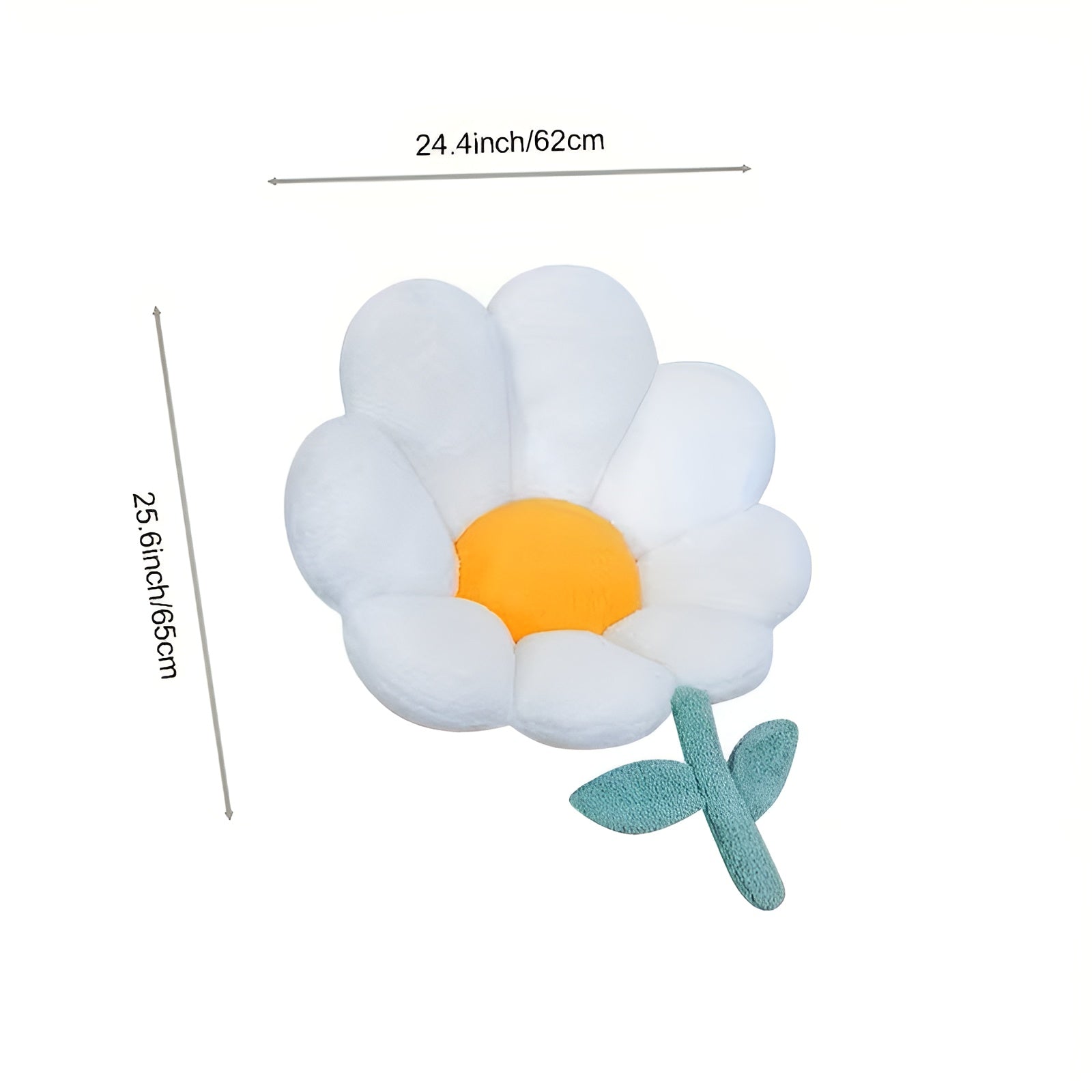 Blomsterformet Sittepute – Myk og Komfortabel | Dekorativ Pute for Sofa Soverom og Stue - Pynteputer