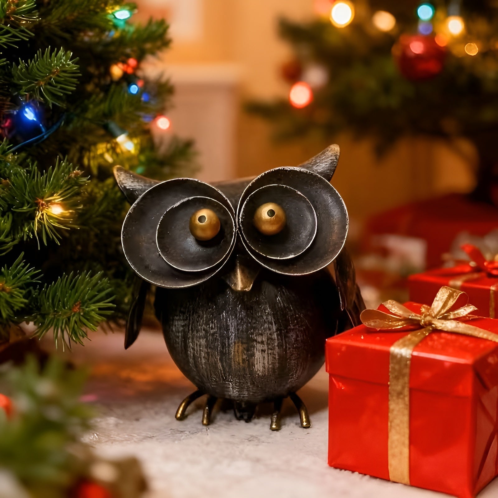 Uglefigur I Metall – Rustikk Og Dekorativ | Stilig Dekorasjon For Hus Og Hage